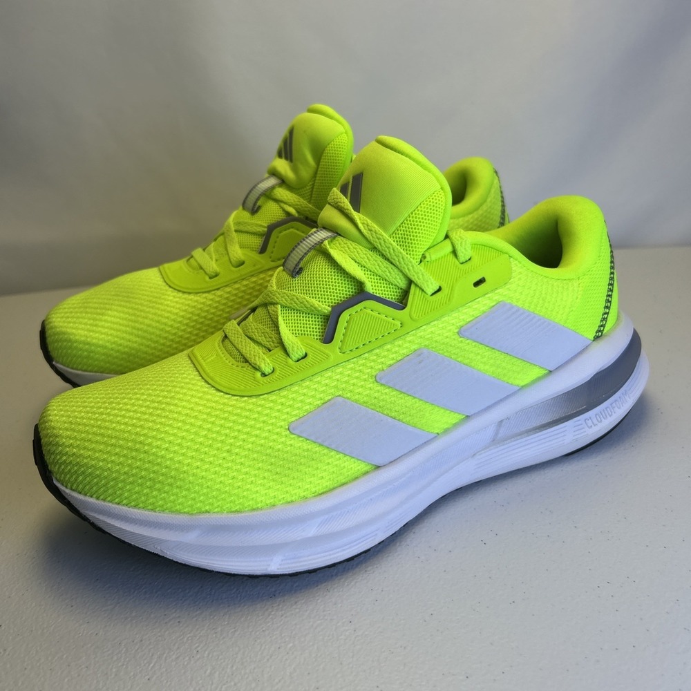 adidas Galaxy 7 Lucid Lemon Neon Green Running Shoes Men's‎ Size 6.5 JQ2624
